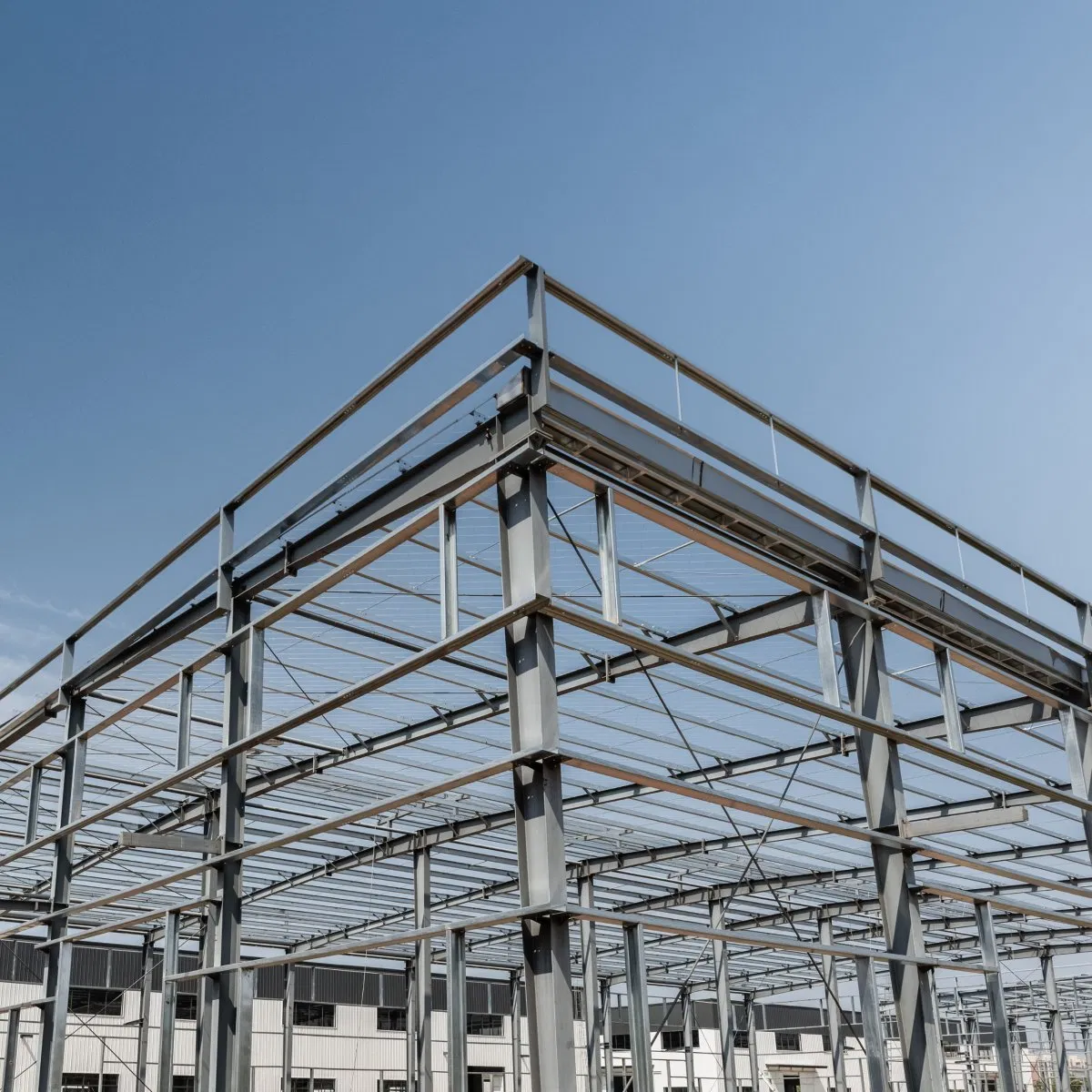 Professional Design of Large-Span Industrial Plants, Steel Structure Factory Workshops
