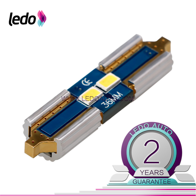 Светодиодная лампа Festoon 36mm 2*3623SMD Canbus для салона авто