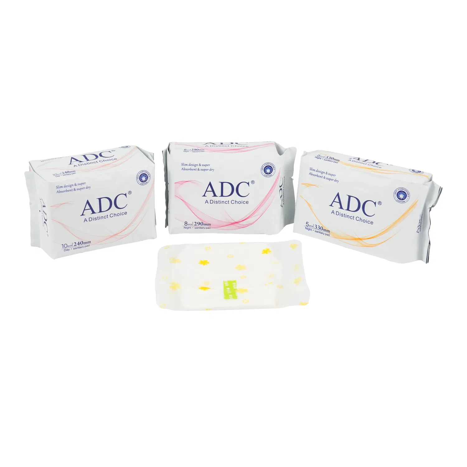 Wholesale Comfort Breathable Customized Women Pad Sanitary Napkin