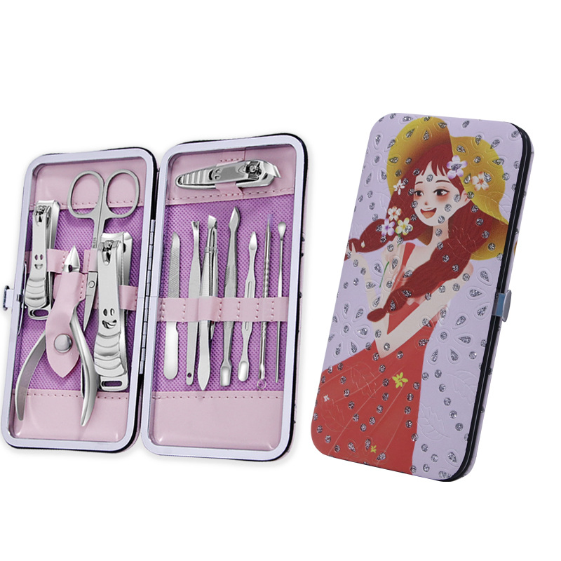 Wholesale Stainless Steel Nail Clipper Kit Nail Tool Box