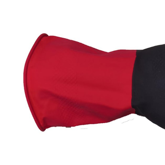 Two-Color Household Latex Labor Protection Waterproof Gloves