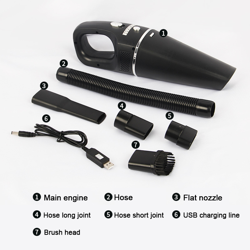 4500PA Portable Handheld Car Home Vacuum Cleaner