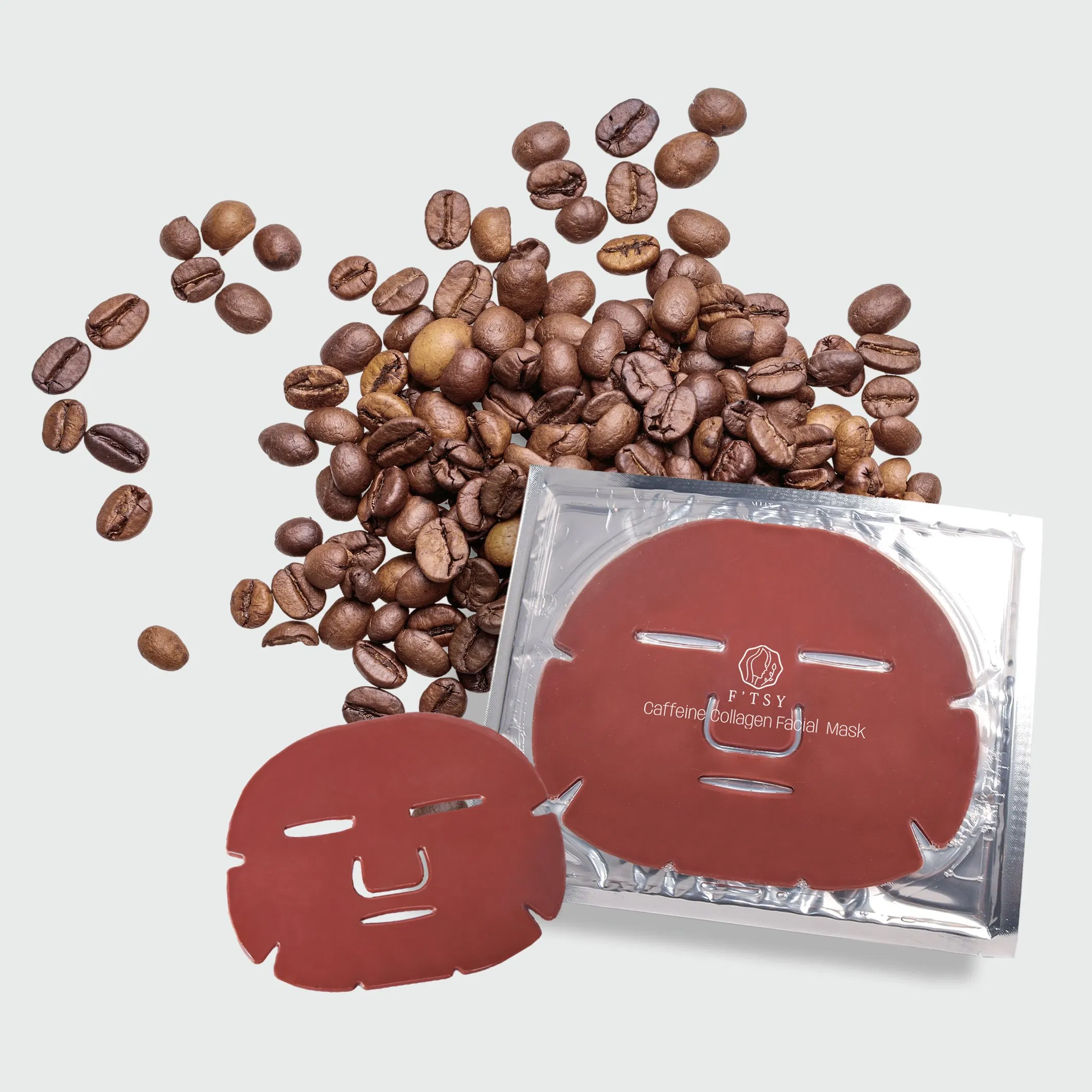 OEM Hydro Gel Face Mask Face & Body Mask Disposable Facial Caffeine Collagen Sheet Mask