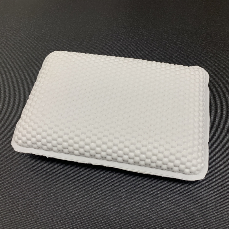 Eco-Friendly Anti-Slip Resistant Waterproof Soft Touch Neck and Back Support PVC Foam Bath Pillow with Suction Cup for Tub
