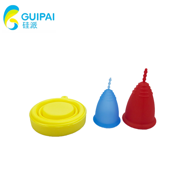 FDA Lady Period Reusable Collapsible No Spill Menstrual Cup Feminine Hygiene Silicone Menstruation Cup