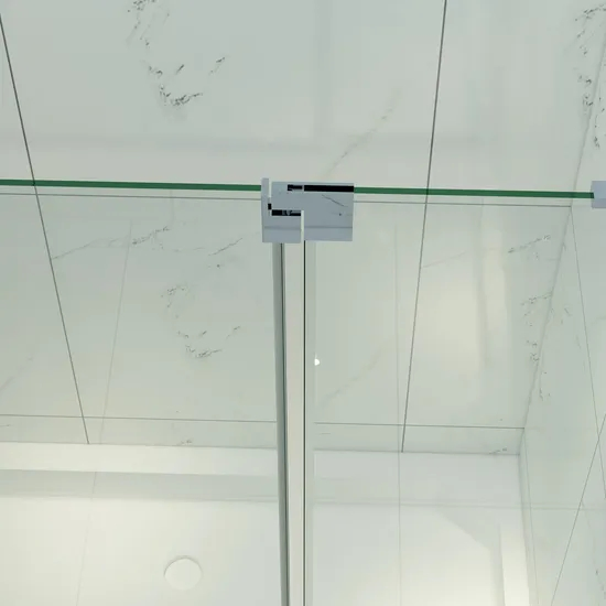 Elegant Sliding Shower Door with Tempered Glass for Modern Bathrooms