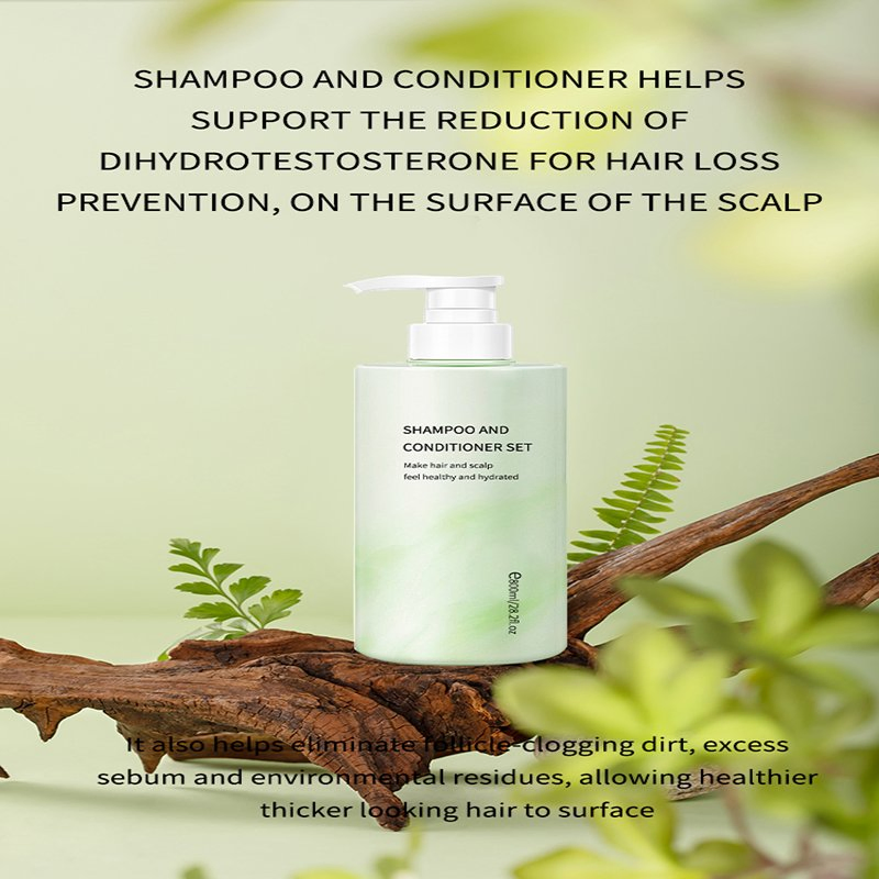 Best Price Customized 800ml Shampoo Lotion Bottle Private Label Hair Shampoo Set with Custom Logo Print Cosmetic Packaging for Shampoo