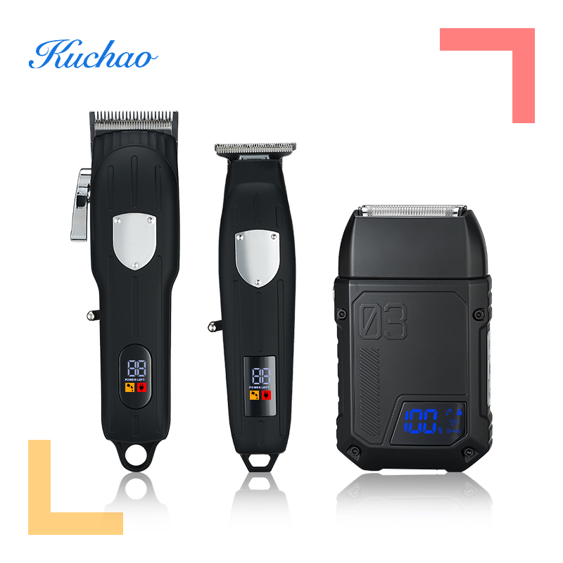 Professional Electric Hair Trimmer with Wireless Rechargeable Design