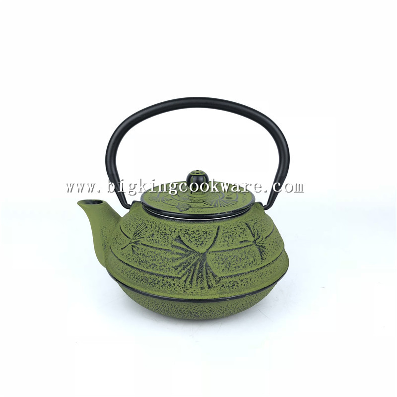Cast Iron Teapot/Tea Pot with 304 Stainless Steel Strainer