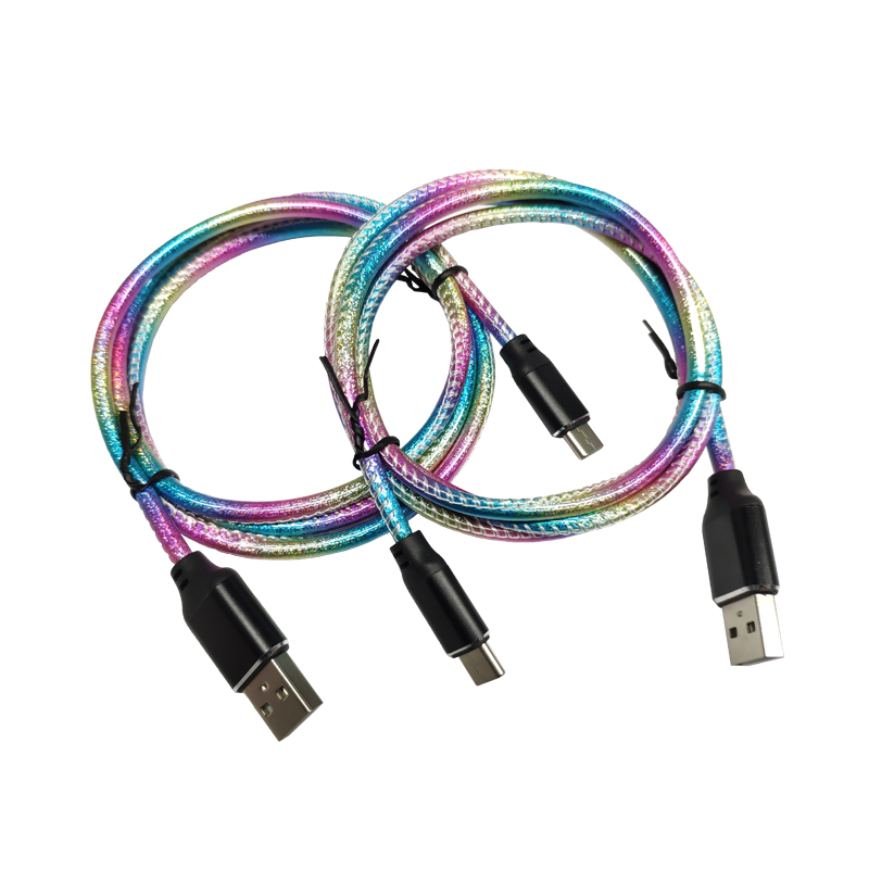 Factory Flexible Type C Custom Logo Fashion Fast Charge Cable CE En Certificate