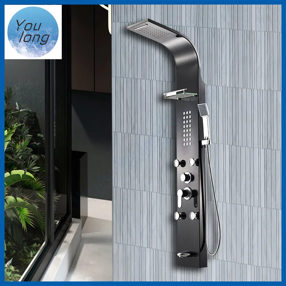 Modern Home Bathroom Multifunctional Shower Column Faucet Shower Panel