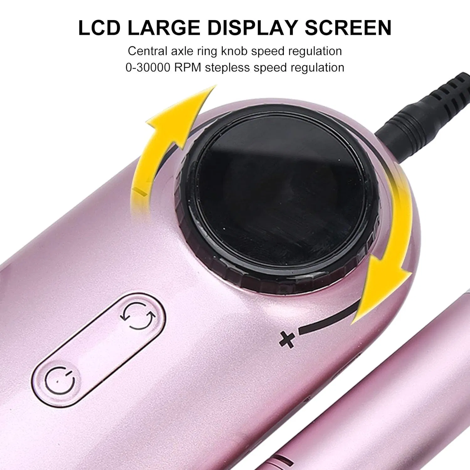 New 30000 Rpm Manicure Pedicure Set Rechargeable Electric Nail Drill Machine Pedicure