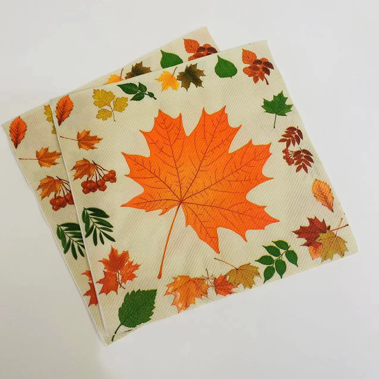 Luxurious Smooth Linen Feel Soft Multi Ply Paper Printing Napkin Paper