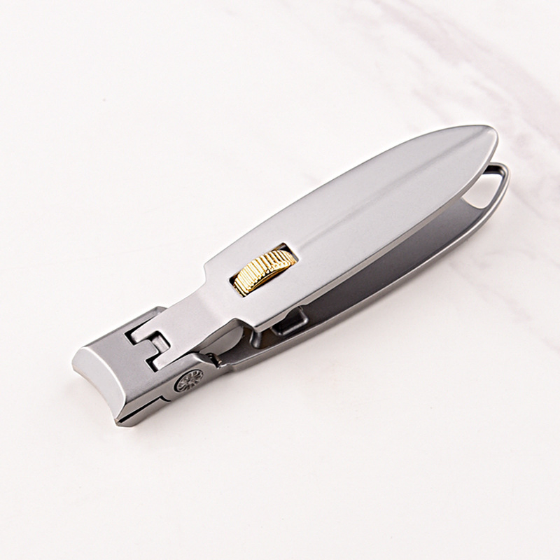 Professional Large Heavy Duty Nail Nipper Stainless Steel Anti-Splash Toe Finger Nail Kit with Storage Catcher