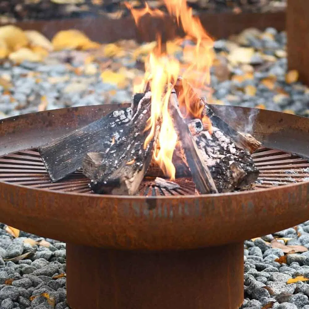 Diameter Wood Burning Fire Bowl Charcoal Outdoor Fire Pit