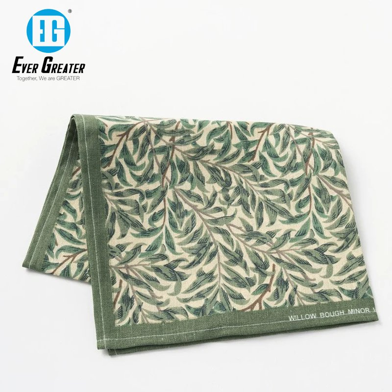 Custom Printed Organic Cotton Kitchen Towels High Quality Reusable Kitchen Towel Cotton for Sustainable