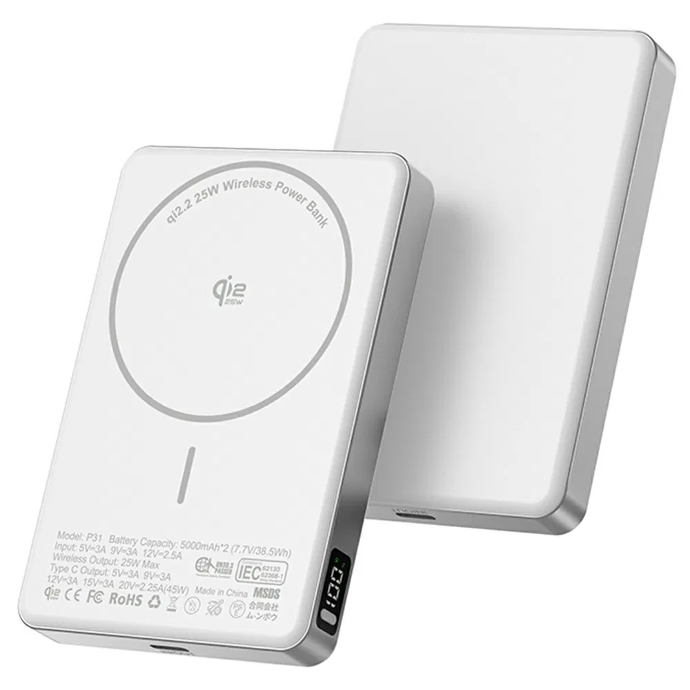 Yf-P31 Магнитный пауэрбанк 10000mAh с Qi2 и дисплеем