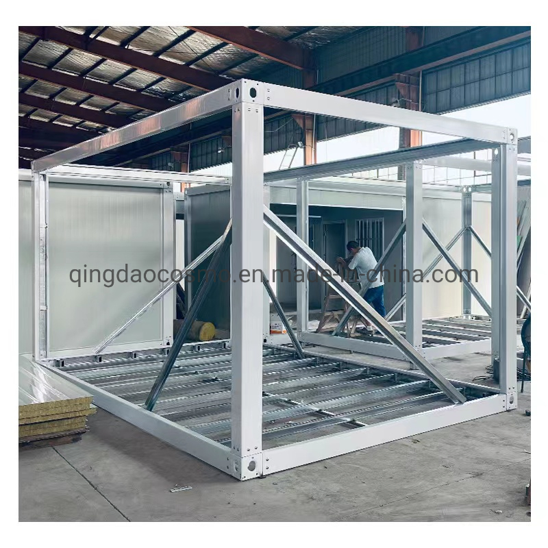Sandwich Panel Quick Build and Affordable Prefabricated/Prefab/Modular/Movable Container House for Camp/Hospital/Dormitory Labor for Single Apartment Steel Home