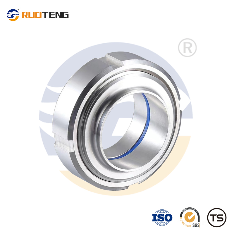 [Ruoteng] Hot Sale Sanitary Welding Coupling Forged Sliding Stainless Steel Pipe Fitting Weld Union