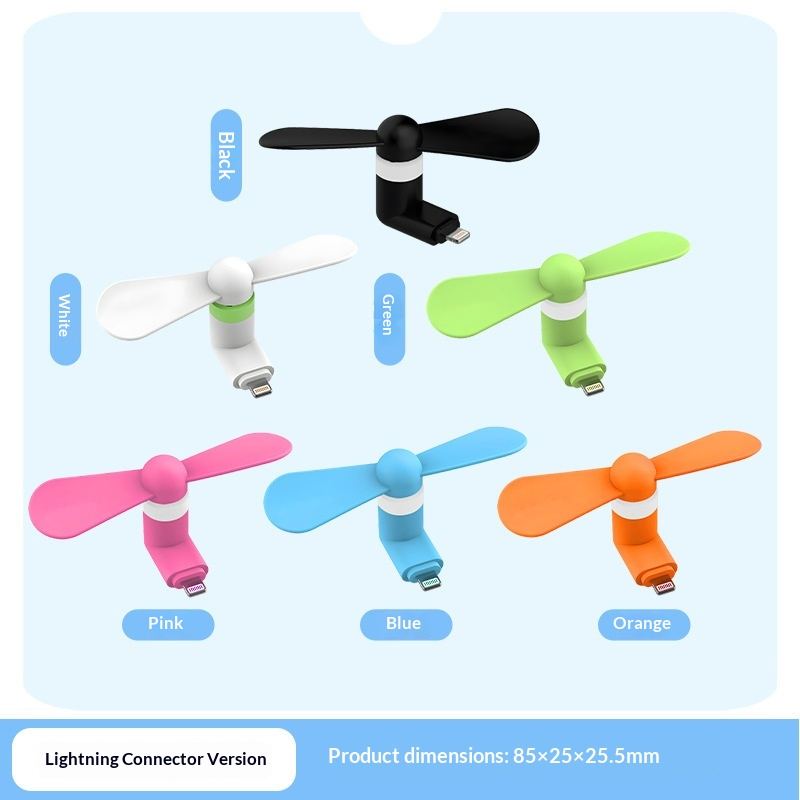Mini Fan Personal Handheld Portable Fan Lightweight USB-C Rechargeable for Travel