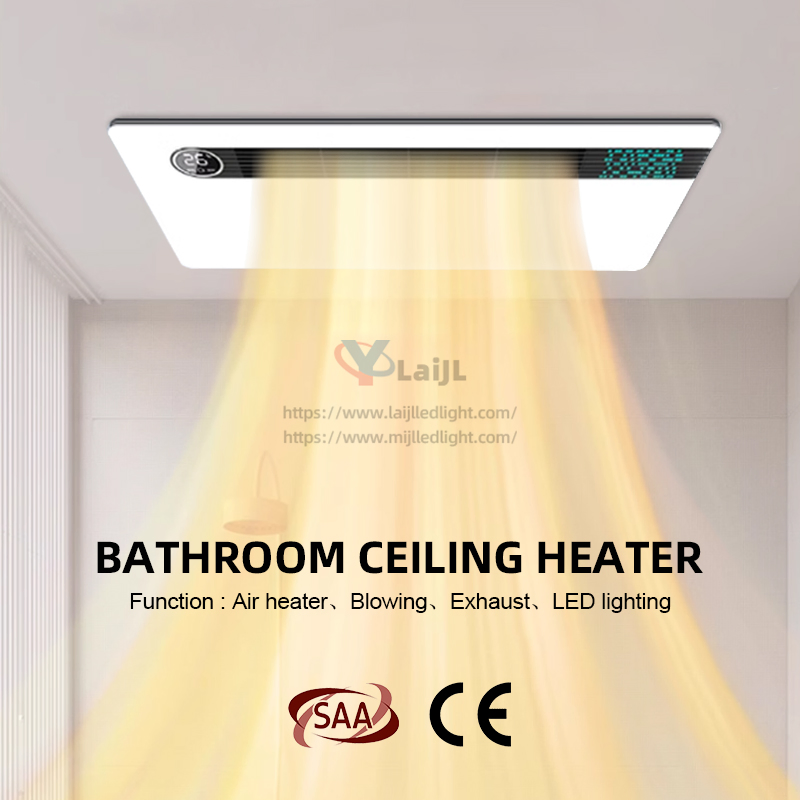 Efficient SAA Ceiling Mounted Bathroom Heater - Portable Electric PTC Design