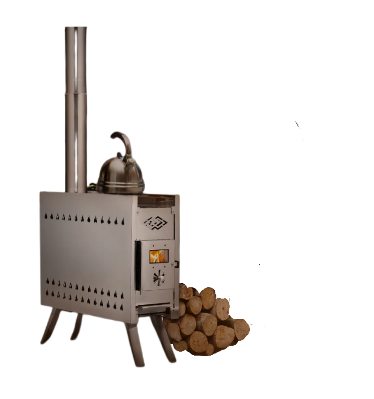 Wood-Burning Stove with Glass Wood Burning Sauna Stove for Outdoor