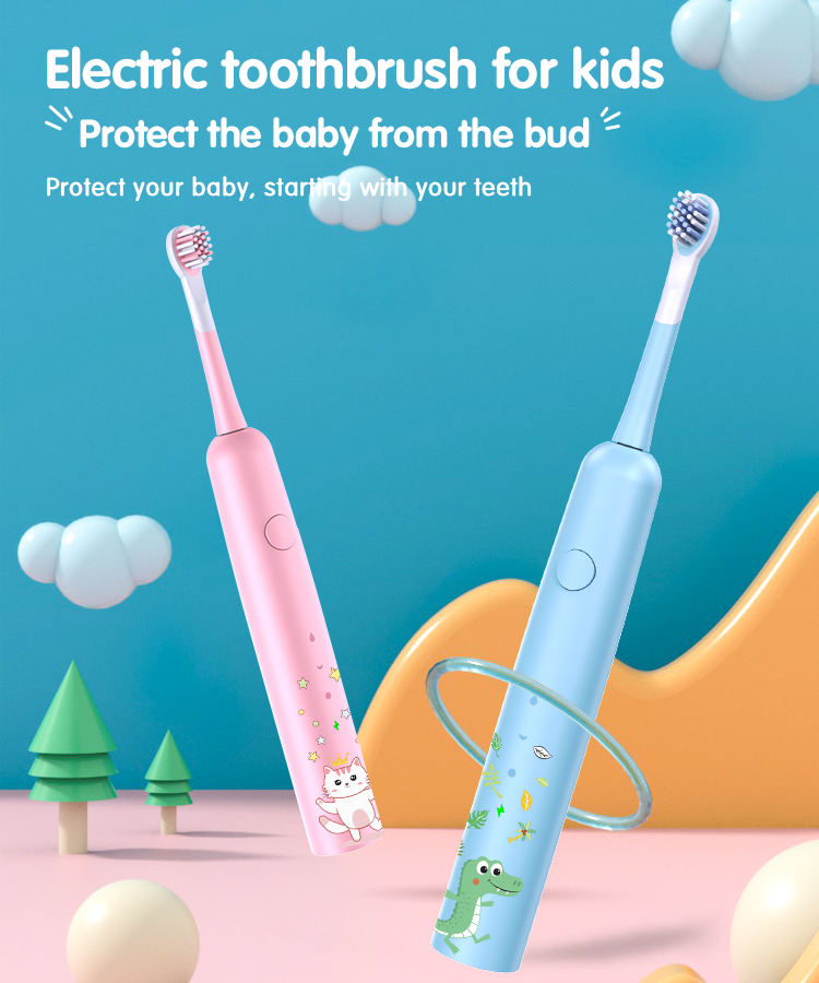 Jssan Smart APP Sonic Electric Toothbrush 15 Modes with Dental Intraoral Camera for Children