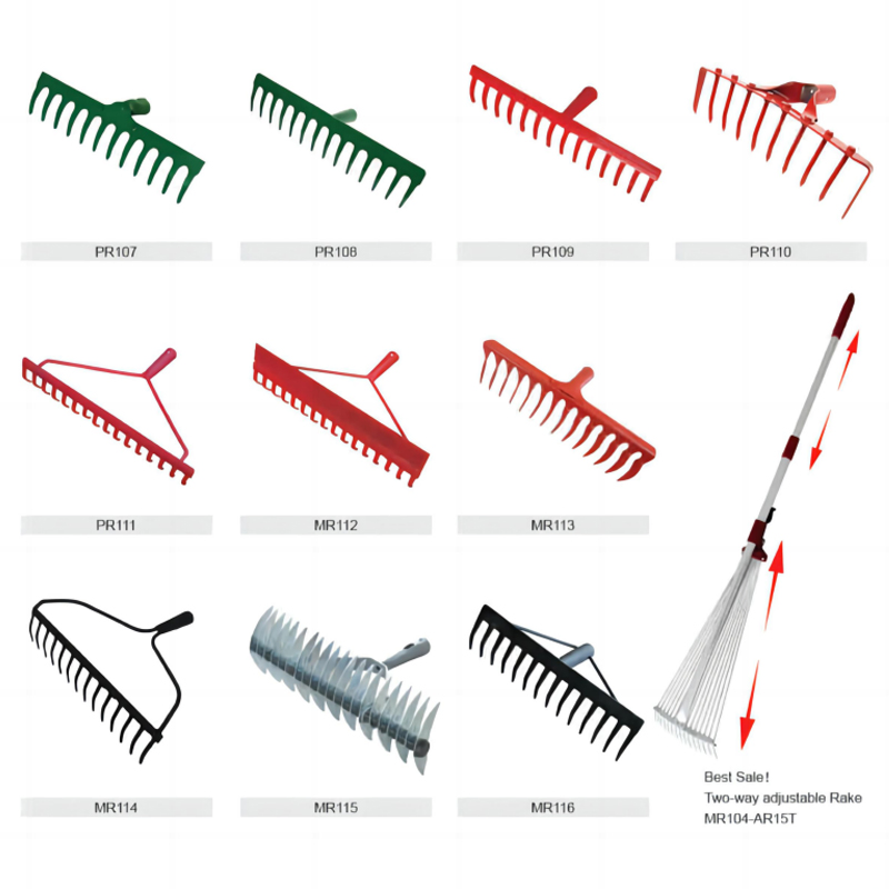 Agricultural Hand Tools Steel Garden Stainless Steel Bow Rake