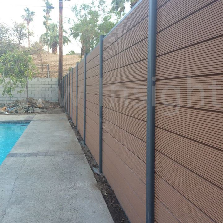 Weather Resistant Wood Plastic Composite Outdoor Privacy Fence Plank Selling Well in Europe and America Fence Panel