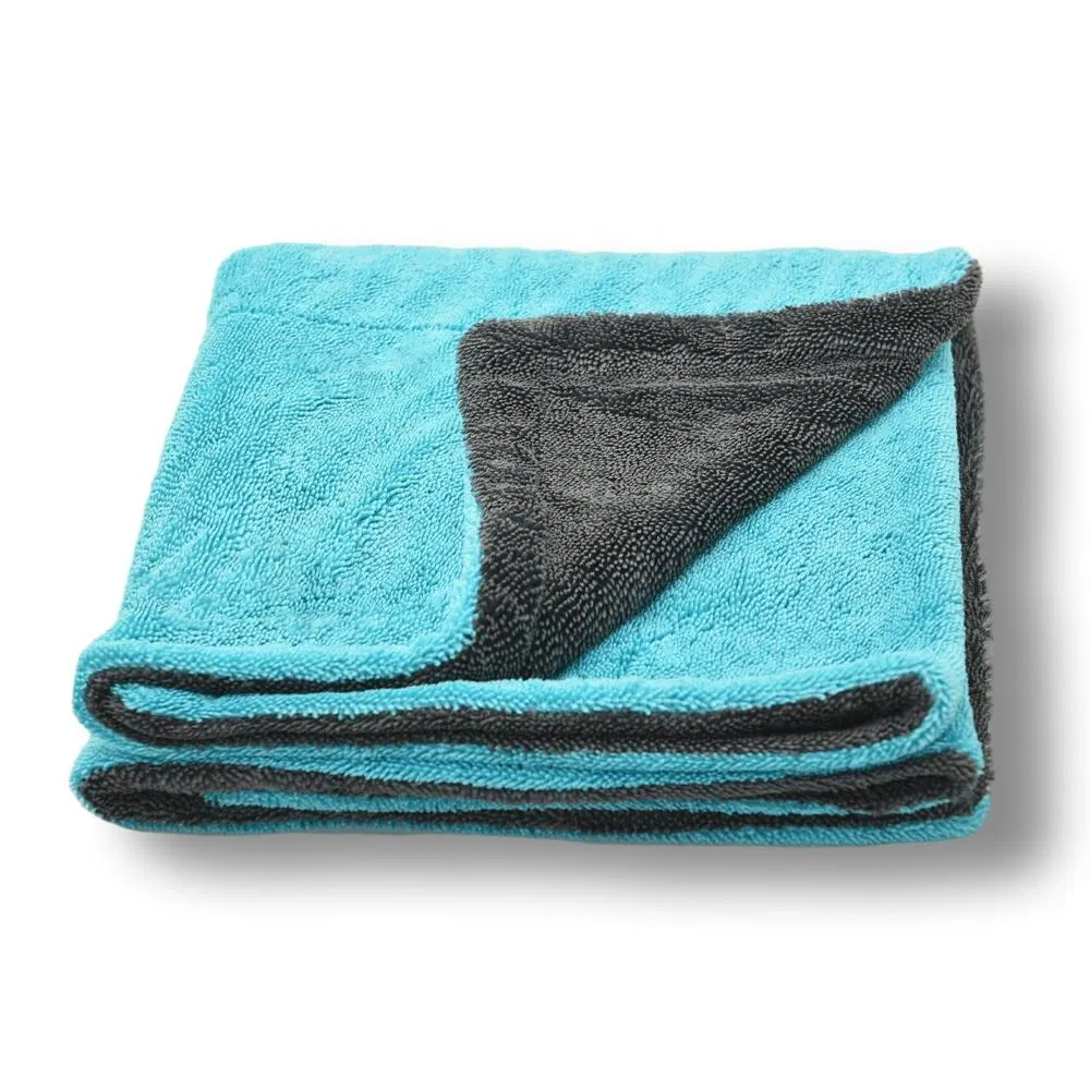 Shineopen Hot Selling Auto Detailing Car Wash Microfiber Twist Loop Quick Drying Towel 1200GSM
