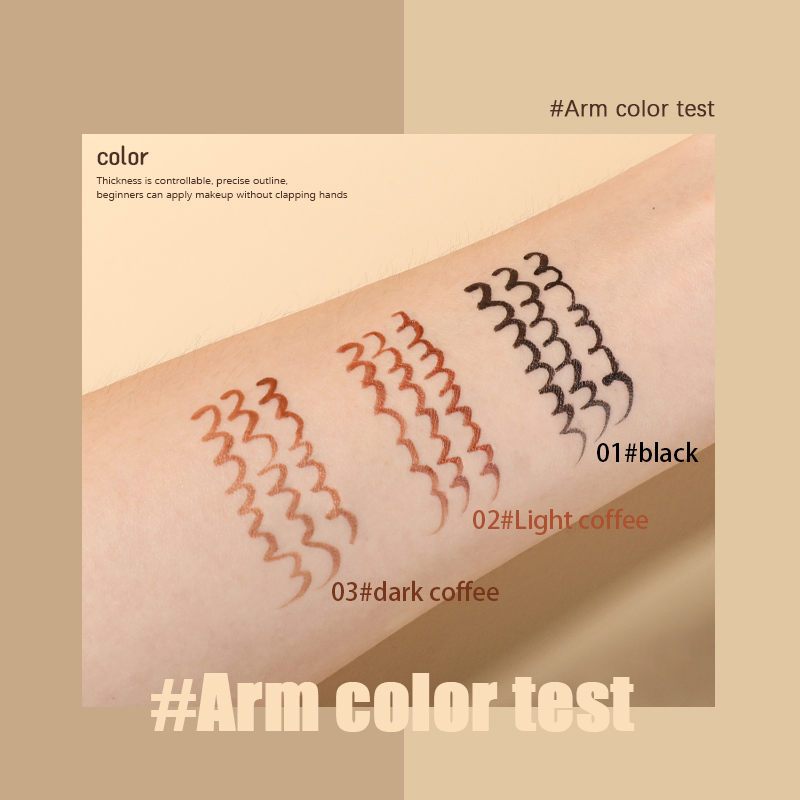 Durable Waterproof Oil Proof Non Smudging Extremely Fine DIP Eyeliner Liquid Pen