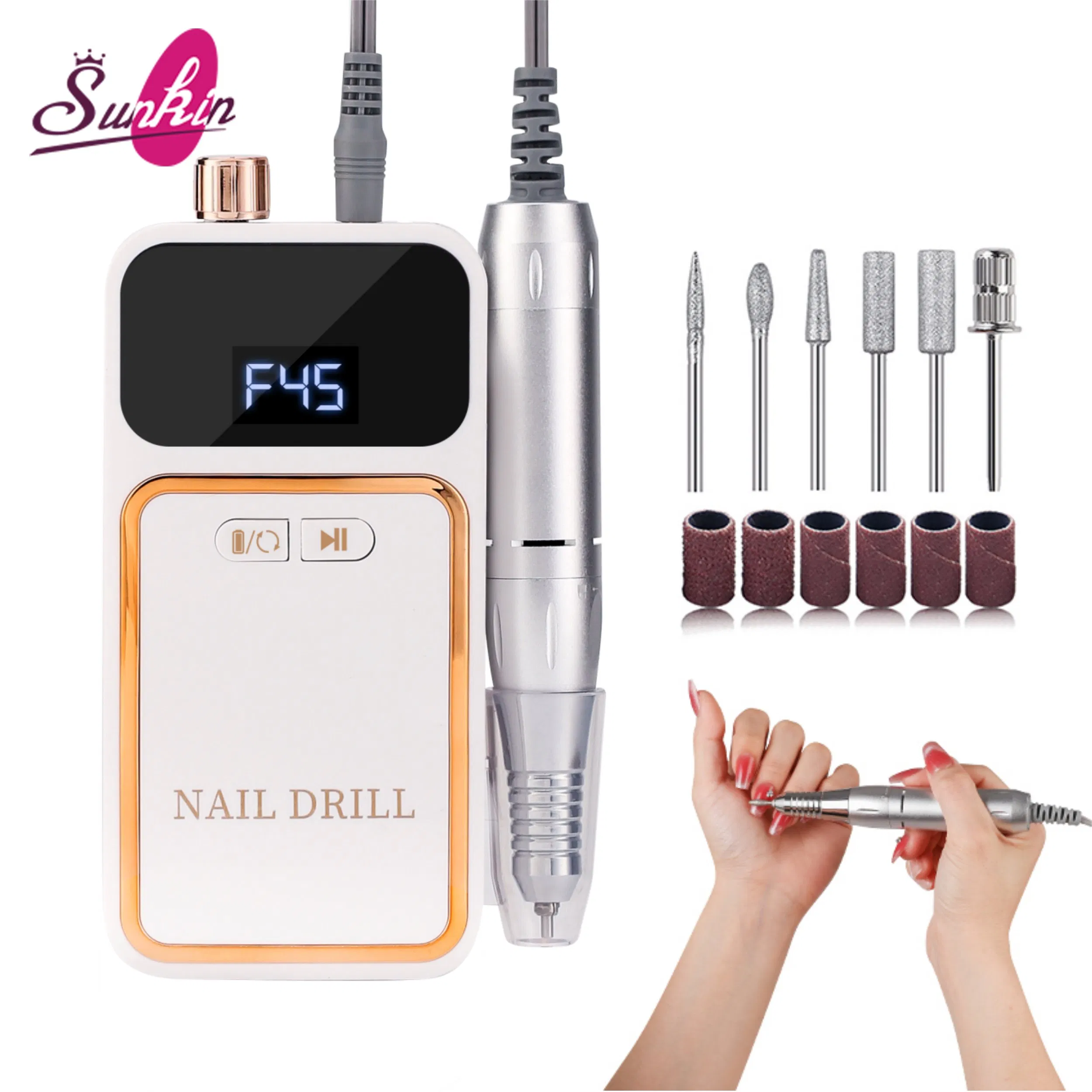 Wholesale Manicure Tool Rechargeable Nail Drill Machine