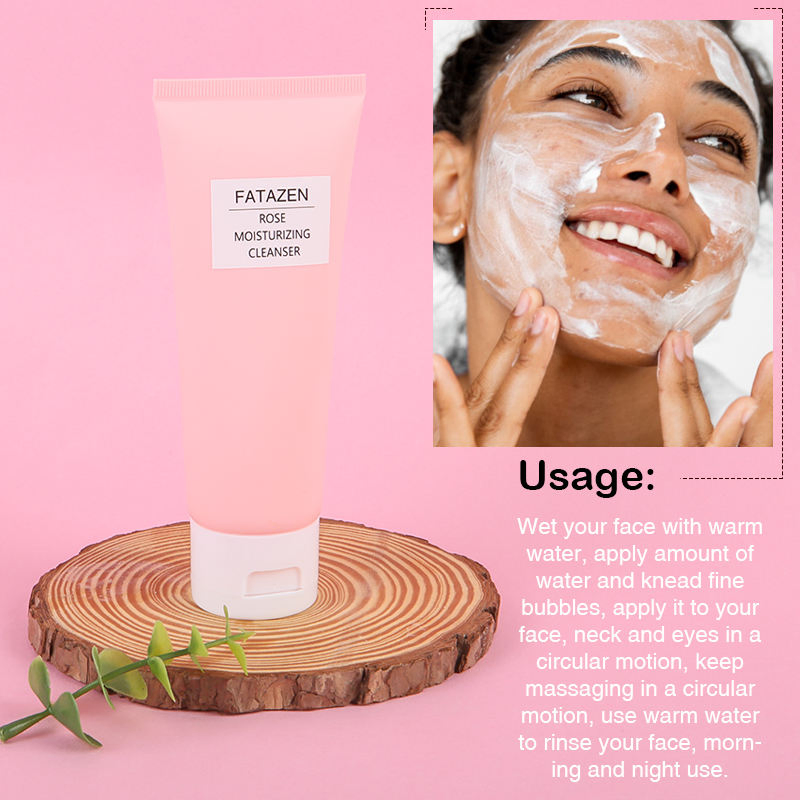 Private Label Moisturizing Deep Cleansing Foaming Facial Cleanser Wholesale Moisturizing Anti Acne Treatment Smoothing Face Wash