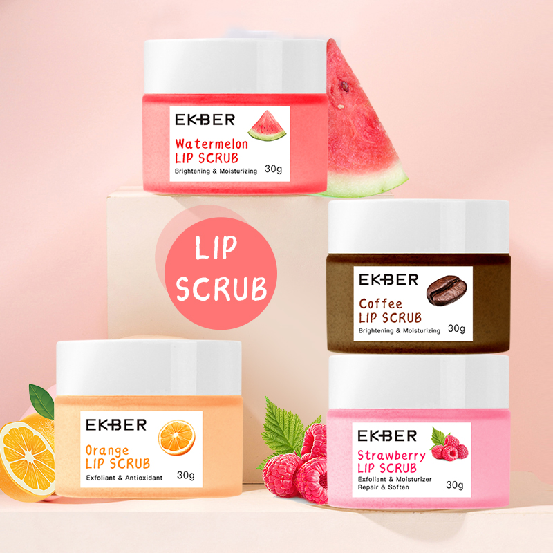 Vitamin E Lightening Lip Scrub Suppliers Organic Sugar Dark Lip Care Pink Lip Lightening Scrub