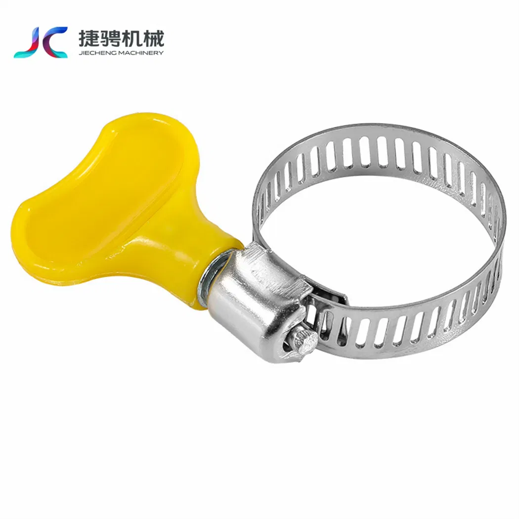 Plastic Handle American Style Hose Clamp, Adjustable Thumbscrew Key Clamp
