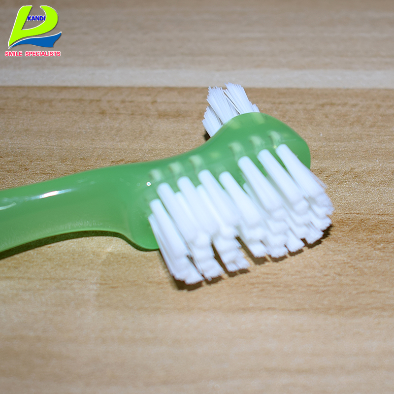 Dental Denture Brush for False Tooth Cleaning Toothbrush