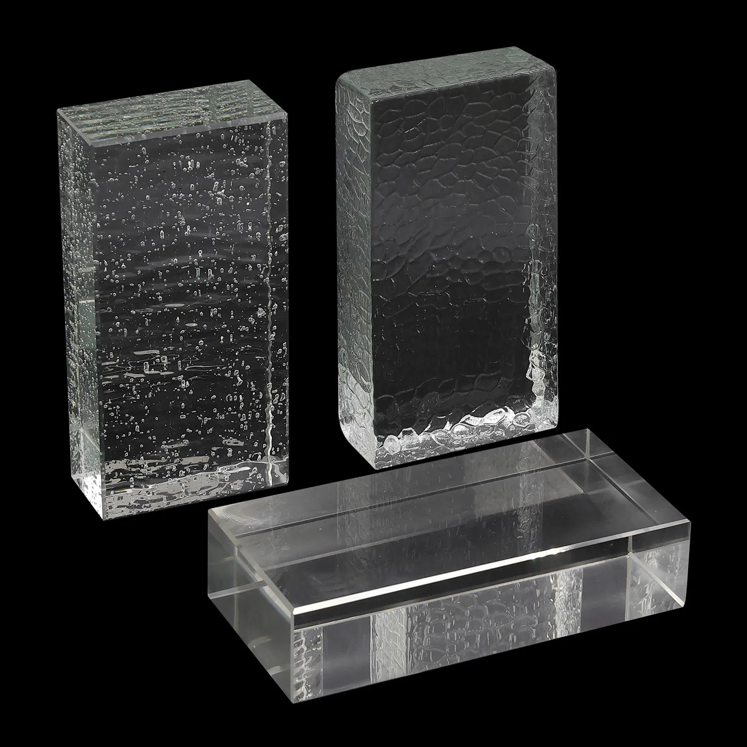 Ultra Clear Art Design Block/Brick Glass for Building Indoor Decoration Materials