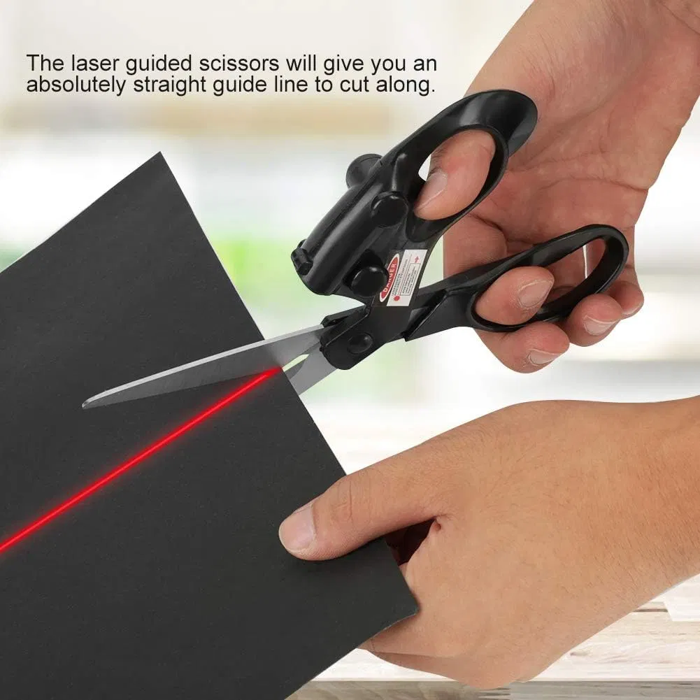 Professional Laser Guided Sewing Scissors for Quick and Accurate Fabric Cutting