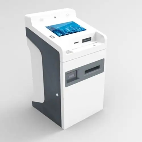 21.5 Inch Ticket Printing Self Service Kiosk Machine Picture Printer Self Service Kiosk Self Service A4 Printing Kiosk Printer for Self Service Kiosk