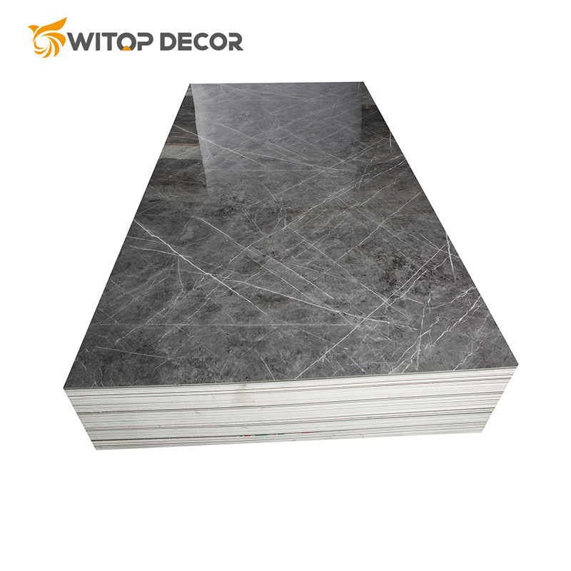 Waterproof Interior Wall Decoration PVC UV Marble Sheet Wall Panel
