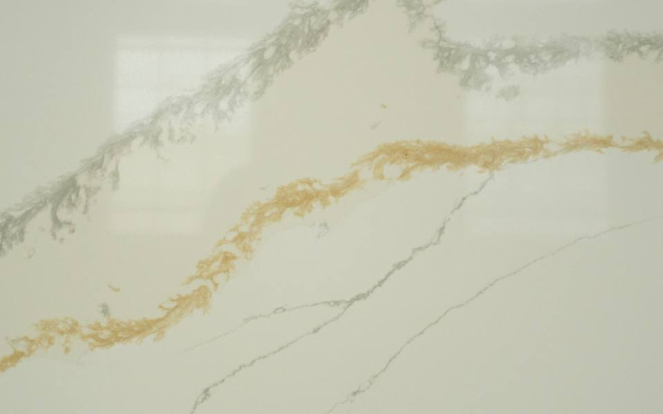 Quartz Stone Countertop Slab in Custom Size and 100 Colors