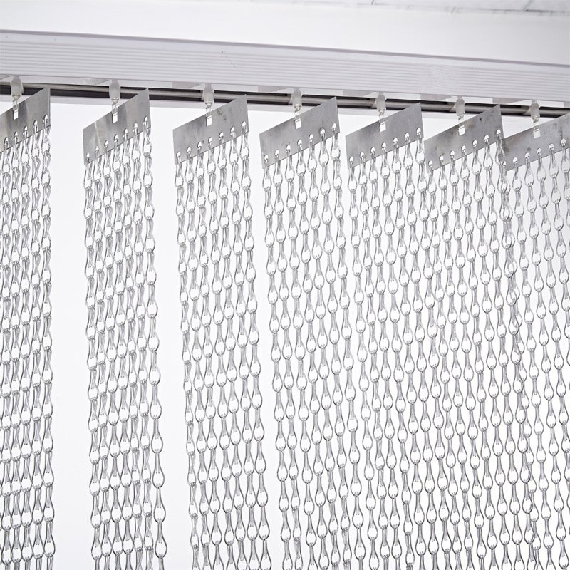 Wholesale 1.6mm Decorative Hook Colors Aluminum Chain Curtain for Room