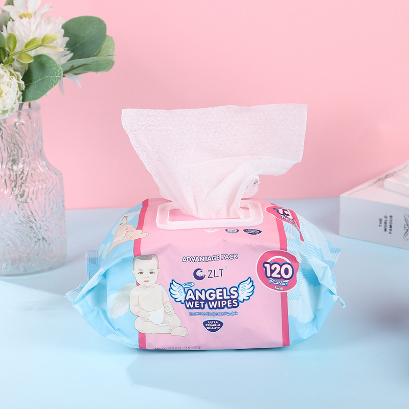 Organic Cotton Food Graded Flushable Biodegradable Baby Disinfect Soft Wet Wipes