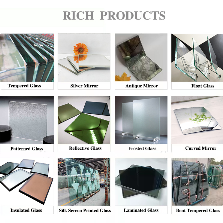 Wholesale Cheap 1220*2440mm Copper Free and Lead Free Silver Mirror Glass M2 Price From China