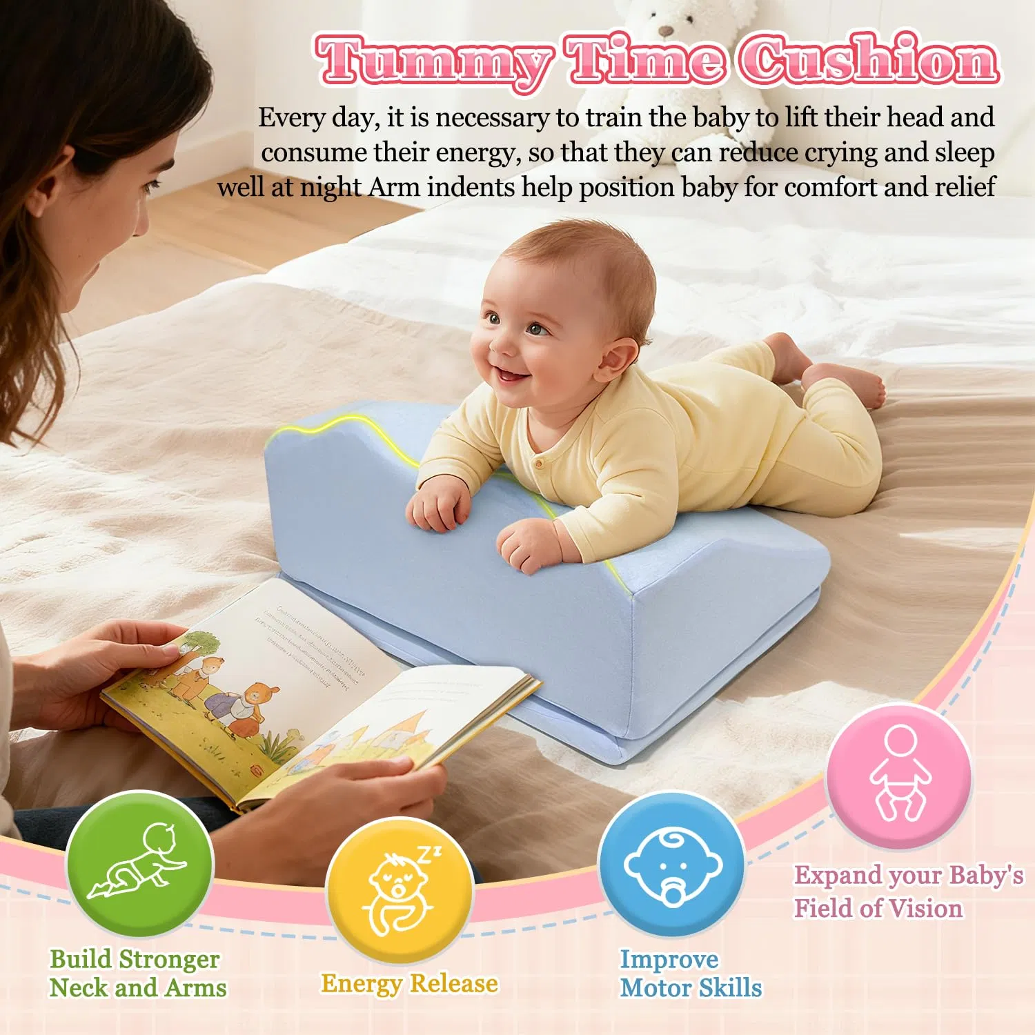 Подушка для кормления Tenderplayful с эффектом памяти