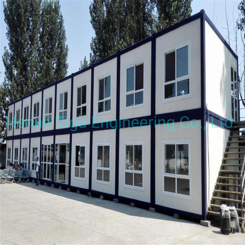 Modular Temporary Dormitory Portable 20FT 40FT Prefabricated Flat Pack Container House