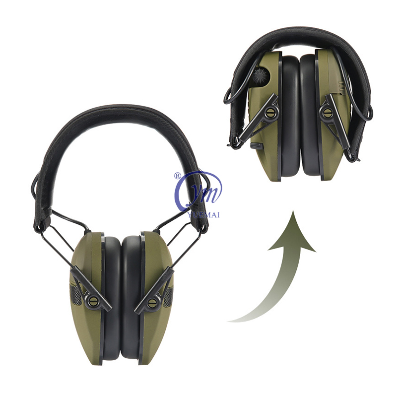 Shooting Earmuffs Ear Hearing Protection Headphones Shooter Noise Reduction Sound Amplification Tactical Headset