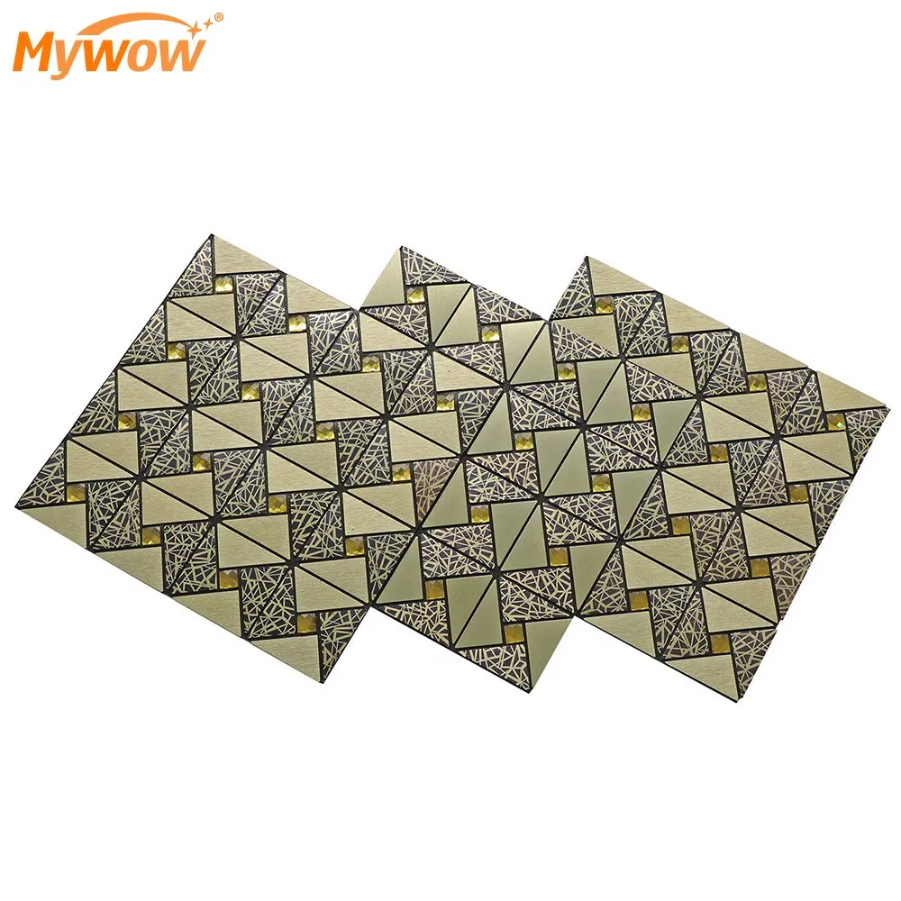 Мозаика MyWow Silver для кухни и ванной, самоклеящаяся