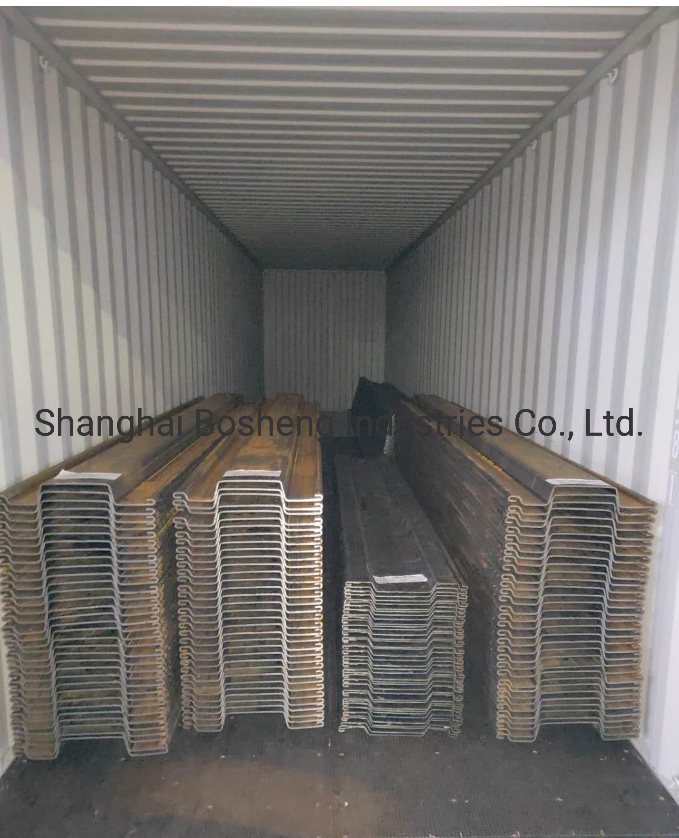 Steel Sheet Pile Sheet Piles Hot Rolled U-Shaped Water-Stop Steel Sheet Pile Goods in Stock