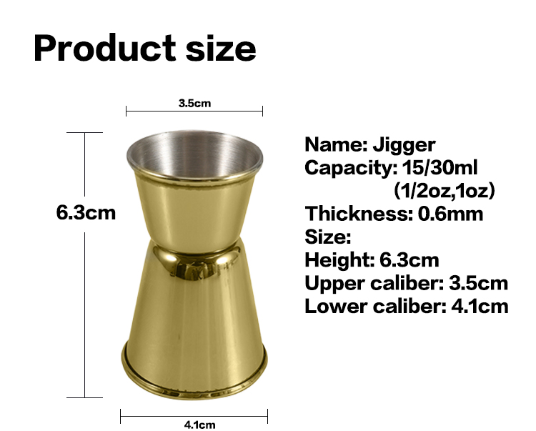 Bar Stainless Dyeing Reel Cocktail Ocean 20/30/40ml Wine Jigger